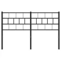Tête de lit métal noir 120 cm