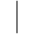 Tête de lit métal noir 120 cm