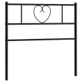 Tête de lit métal noir 107 cm