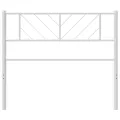 Tête de lit métal blanc 90 cm
