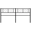 Tête de lit métal noir 193 cm
