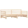 Lit de jour avec lit gigogne 80x200 cm bois de pin massif