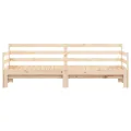 Lit de jour avec lit gigogne 80x200 cm bois de pin massif
