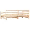 Lit de jour avec lit gigogne 80x200 cm bois de pin massif