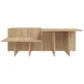 Tables basses 2 pcs Chêne sonoma Bois d'ingénierie