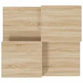 Tables basses 2 pcs Chêne sonoma Bois d'ingénierie