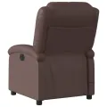 Fauteuil de massage inclinable Marron Similicuir