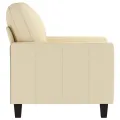 Fauteuil Crème 60 cm Tissu