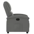 Fauteuil inclinable Gris foncé Tissu