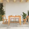 Chaises de bistrot pliantes lot de 4 bois d'acacia solide