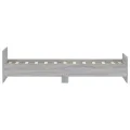 Cadre de lit sonoma gris 75x190 cm petit simple bois ingénierie