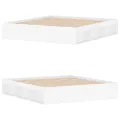 Cadre de lit blanc 180x200 cm super king