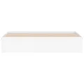 Cadre de lit blanc 180x200 cm super king