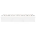 Cadre de lit blanc 180x200 cm super king