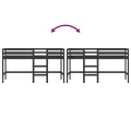 Lit mezzanine enfants échelle 90x190 cm bois pin massif