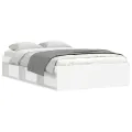 Cadre de lit blanc 120x190 cm petit double