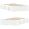 Cadre de lit blanc 120x190 cm petit double