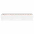 Cadre de lit blanc 120x190 cm petit double