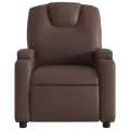 Fauteuil inclinable Marron Similicuir