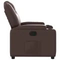 Fauteuil inclinable Marron Similicuir