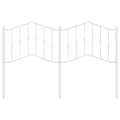 Tête de lit métal blanc 135 cm