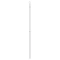 Tête de lit métal blanc 135 cm