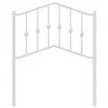 Tête de lit métal blanc 75 cm