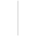 Tête de lit métal blanc 75 cm