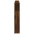 Tête de lit à LED chêne fumé 200x18,5x103,5cm bois d'ingénierie