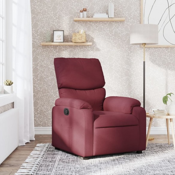 Fauteuil inclinable Rouge bordeaux Tissu