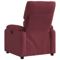 Fauteuil inclinable Rouge bordeaux Tissu
