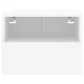 Meubles TV muraux 2 pcs blanc 40x30x30 cm bois d'ingénierie