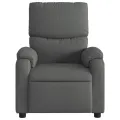 Fauteuil inclinable Gris foncé Tissu
