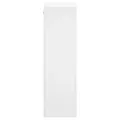 Meuble TV mural blanc 40,5x30x102 cm bois d'ingénierie