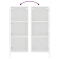 Meuble TV mural blanc 40,5x30x102 cm bois d'ingénierie