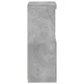 Buffet avec lumières LED gris béton 41x37x100 cm
