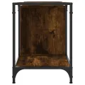 Meuble TV chêne fumé 153x37x50 cm bois d'ingénierie