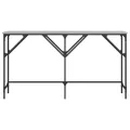 Table console sonoma gris 140x29x75 cm bois d'ingénierie