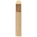 Tête de lit à LED chêne sonoma 220x18,5x103,5cm bois ingénierie