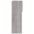Meuble TV avec lumières LED sonoma gris 40,5x30x90 cm