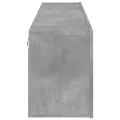 Meubles TV muraux 2 pcs gris béton 80x30x41 cm