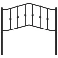 Tête de lit métal noir 100 cm