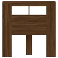 Tête de lit à LED chêne marron 100x18,5x103,5cm bois ingénierie