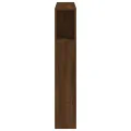 Tête de lit à LED chêne marron 100x18,5x103,5cm bois ingénierie
