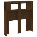 Tête de lit à LED chêne marron 100x18,5x103,5cm bois ingénierie