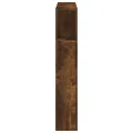 Tête de lit à LED chêne fumé 100x18,5x103,5cm bois d'ingénierie