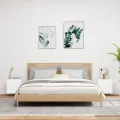 Meubles TV muraux 2 pcs blanc 40,5x30x40 cm bois d'ingénierie