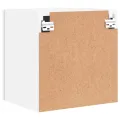 Meubles TV muraux 2 pcs blanc 40,5x30x40 cm bois d'ingénierie
