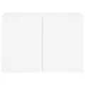Meuble TV mural blanc 60x30x41 cm