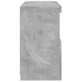 Buffet avec lumières LED gris béton 60x37x67 cm